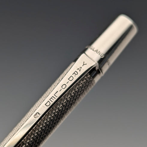 1962 英國 Yard O' 紅色純銀自動鉛筆(附盒子)